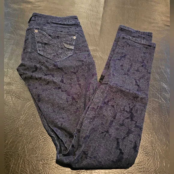 Parasuco Blue Patterned Jeans - Picture 2 of 13